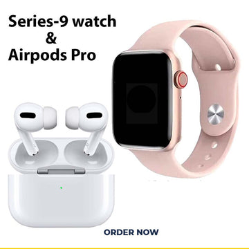 Series-9 watch with Airpods pro 
