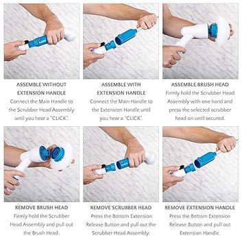 3 in 1 Electric Spin Scrubber Machine 