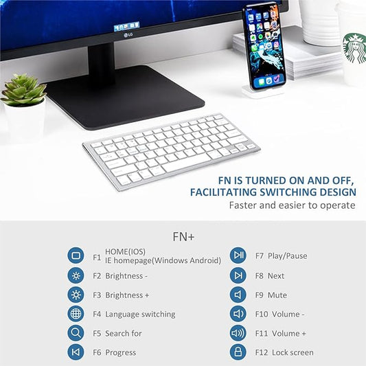 Wireless Bluetooth Keyboard 